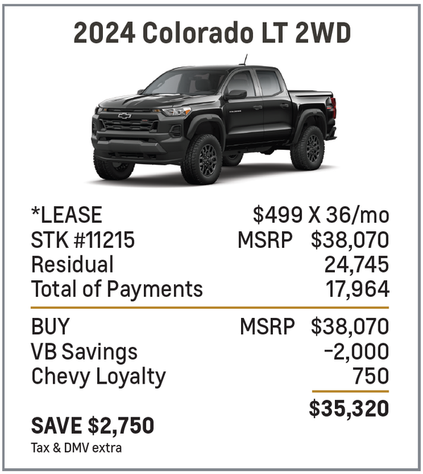2024 Colorado LT 2WD