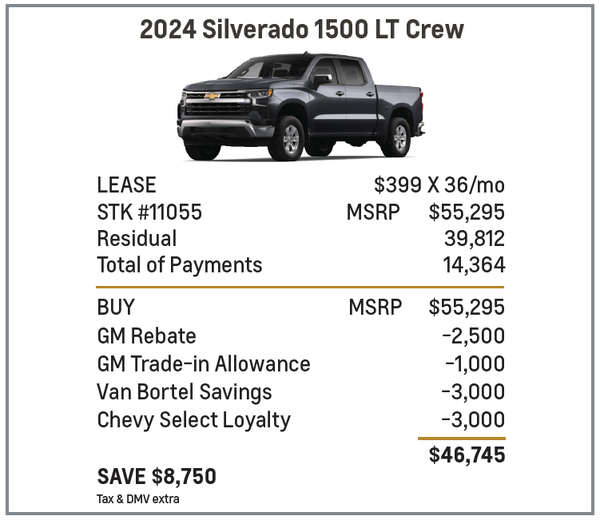 2024 Silverado 1500 LT Crew