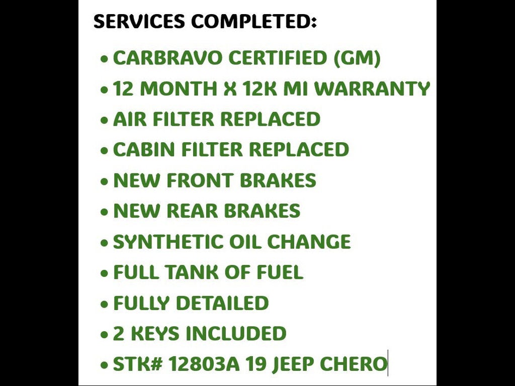2019 Jeep Cherokee Latitude Plus 4x4