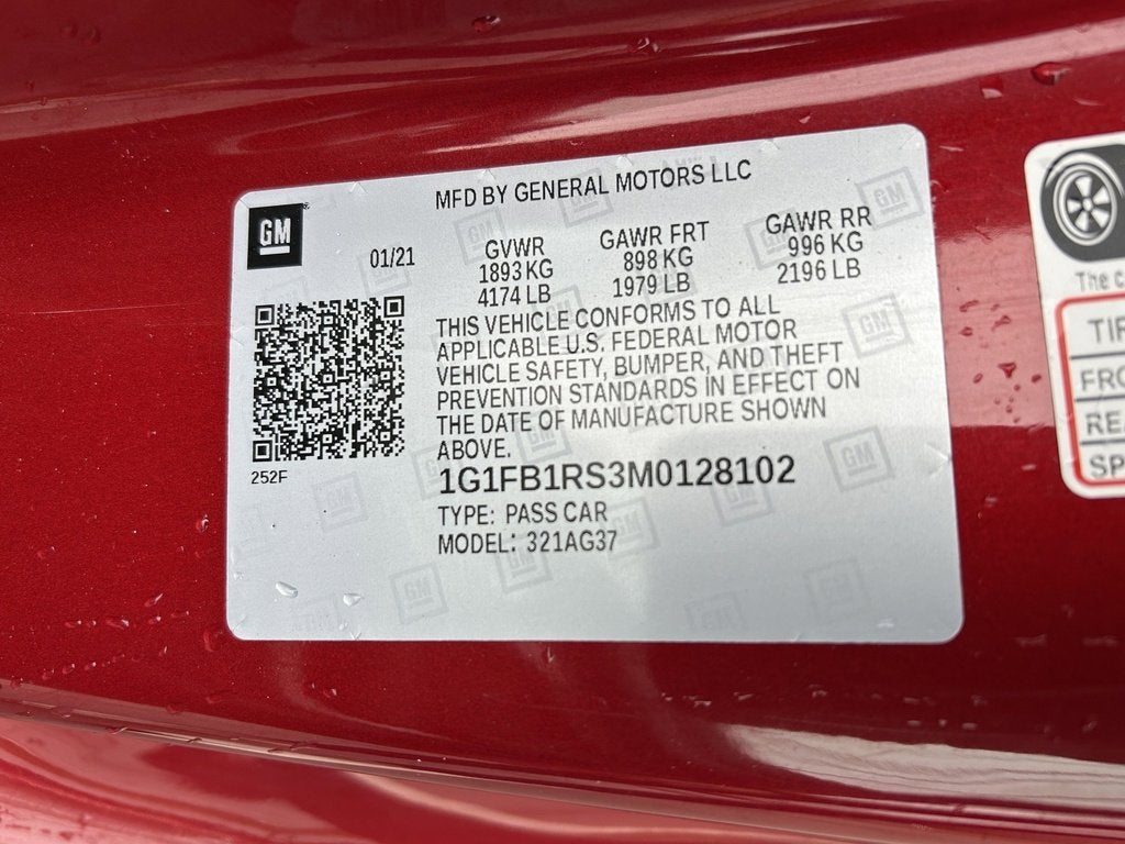 2021 Chevrolet Camaro 1LT