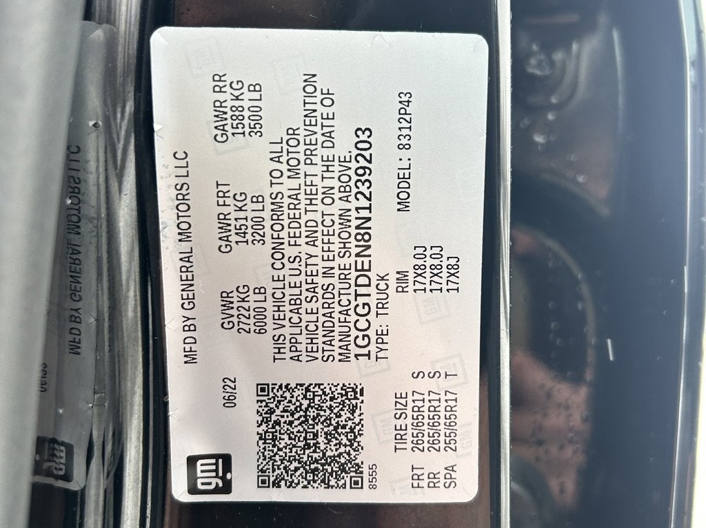 2022 Chevrolet Colorado Z71