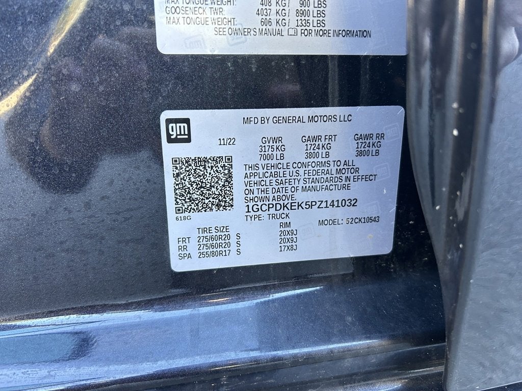 2023 Chevrolet Silverado 1500 LT (2FL)