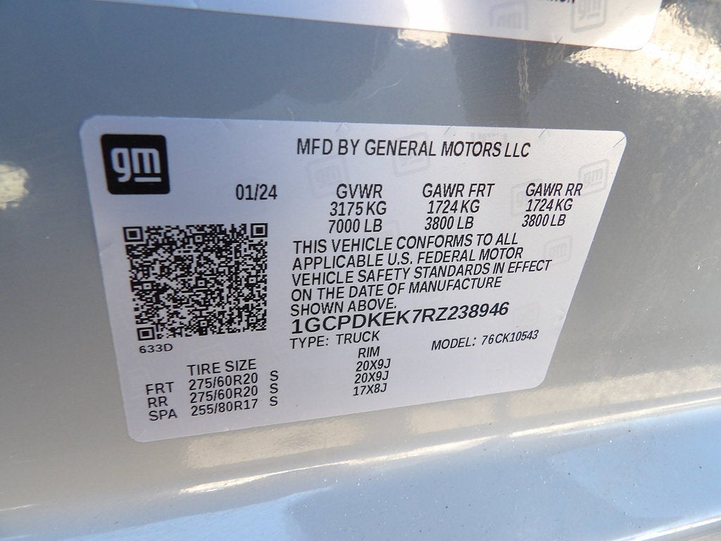 2024 Chevrolet Silverado 1500 LT (2FL)