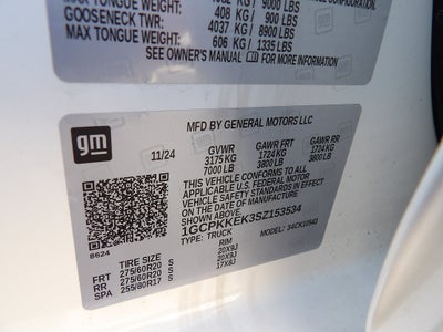 2025 Chevrolet Silverado 1500 LT (2FL)