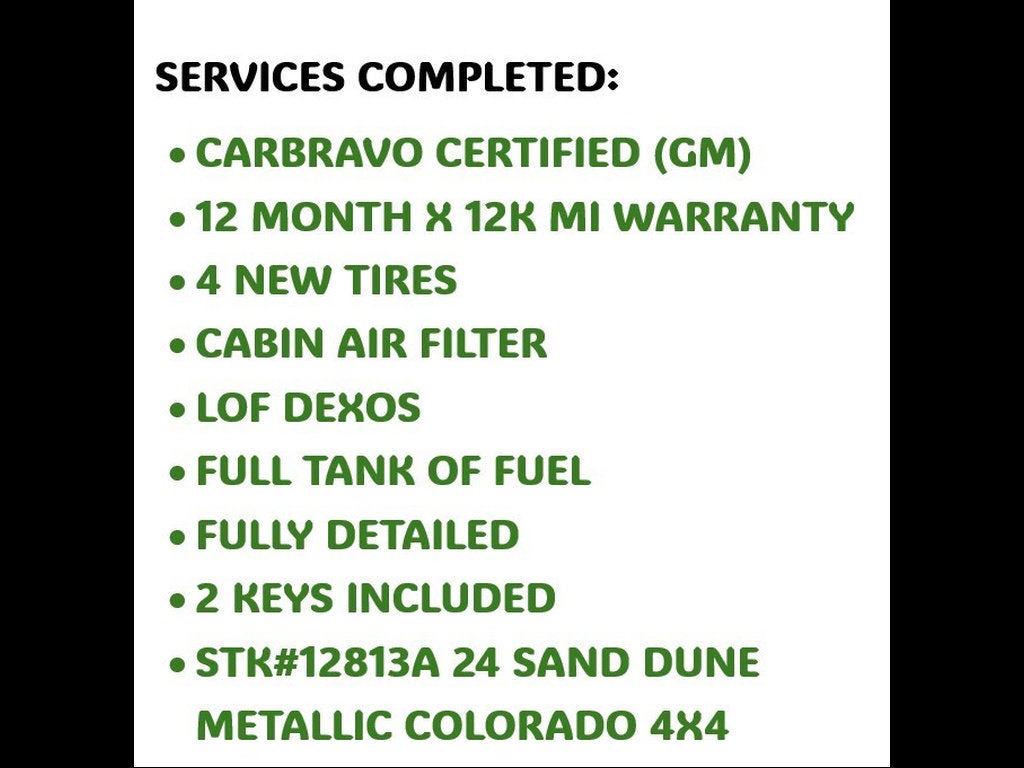 2024 Chevrolet Colorado Z71