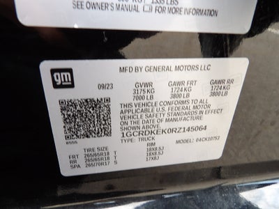 2024 Chevrolet Silverado 1500 LT (2FL)