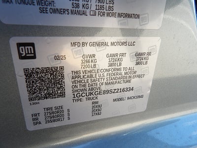2025 Chevrolet Silverado 1500 LTZ