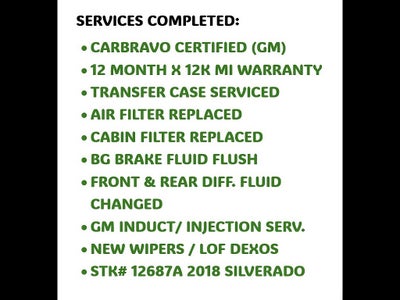 2018 Chevrolet Silverado 1500 LT