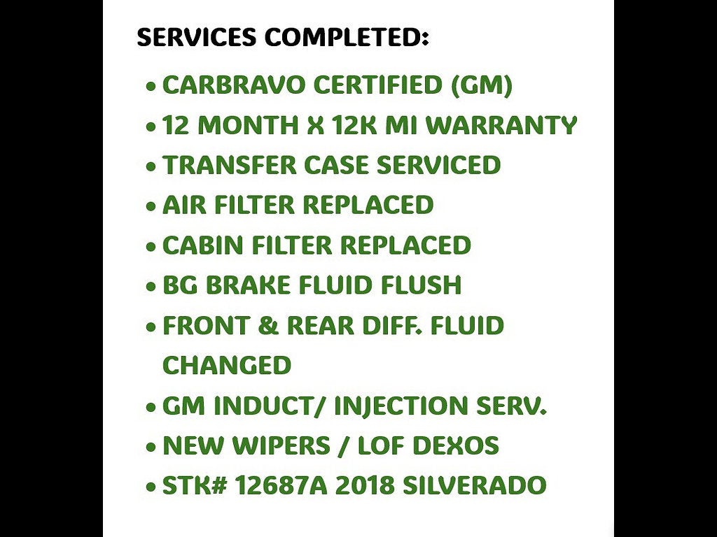 2018 Chevrolet Silverado 1500 LT