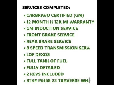 2023 Chevrolet Traverse LT Cloth