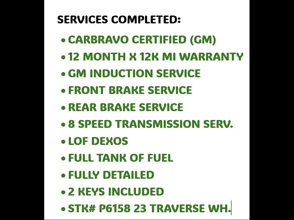 2023 Chevrolet Traverse LT Cloth