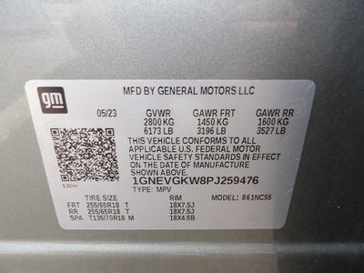 2023 Chevrolet Traverse LT Cloth