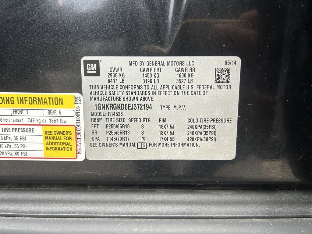 2014 Chevrolet Traverse LT