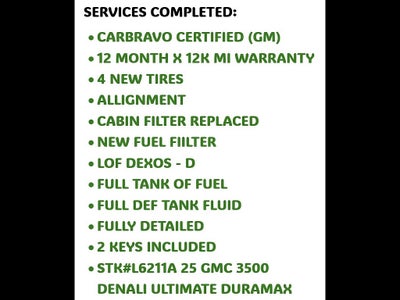 2025 GMC Sierra 3500 HD Denali Ultimate