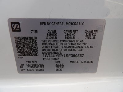 2025 GMC Sierra 3500 HD Denali Ultimate