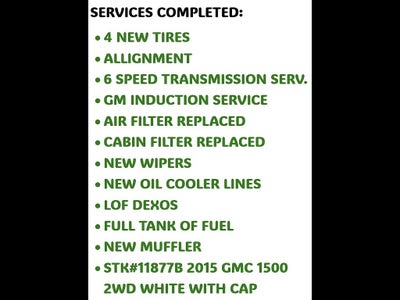 2015 GMC Sierra 1500 REG CAB 2WD 133.0