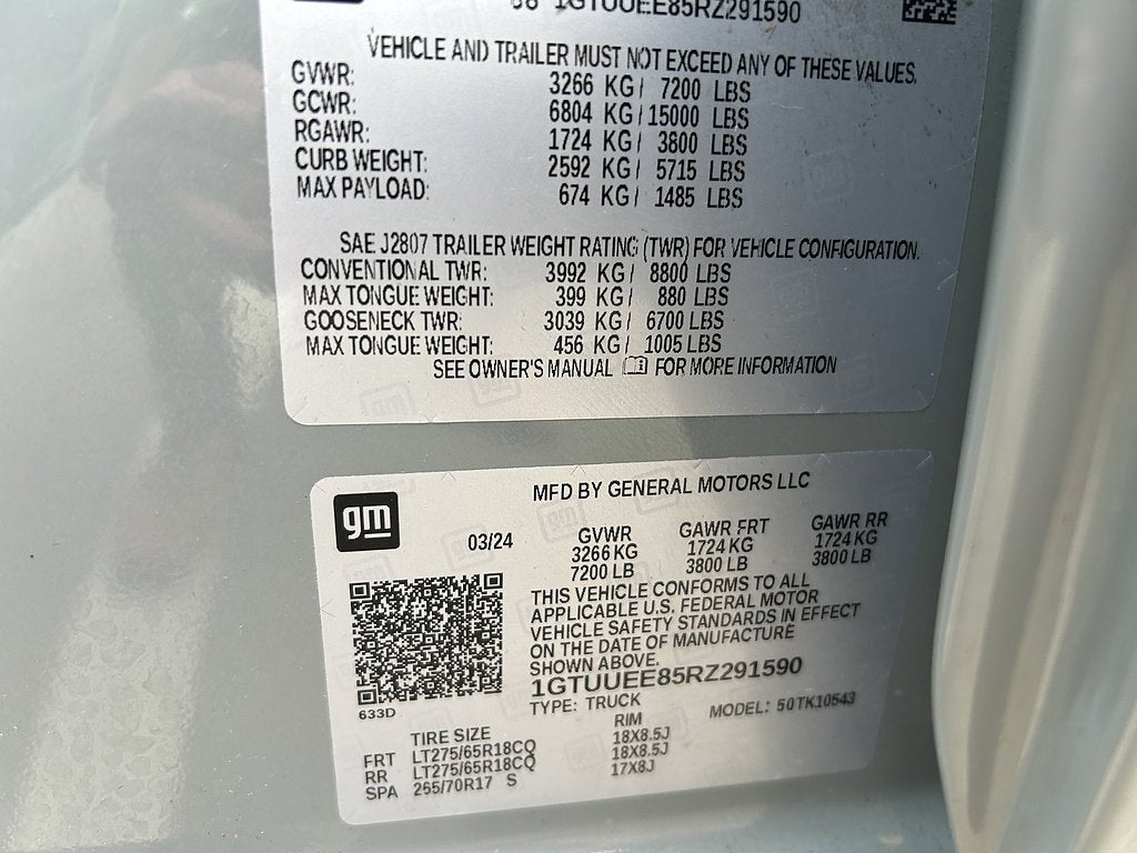 2024 GMC Sierra 1500 AT4