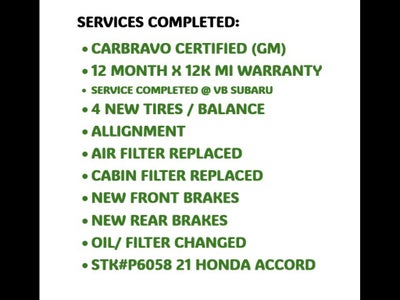 2021 Honda Accord Sport