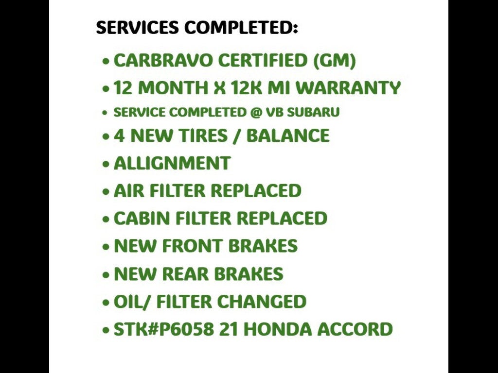 2021 Honda Accord Sport