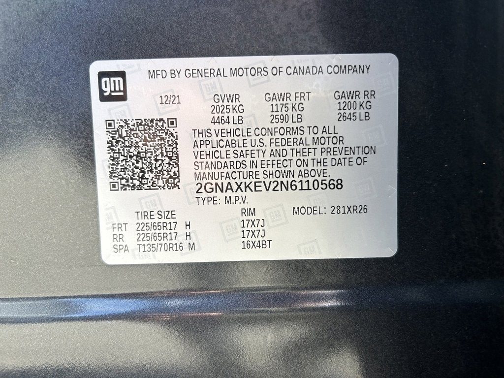 2022 Chevrolet Equinox LT