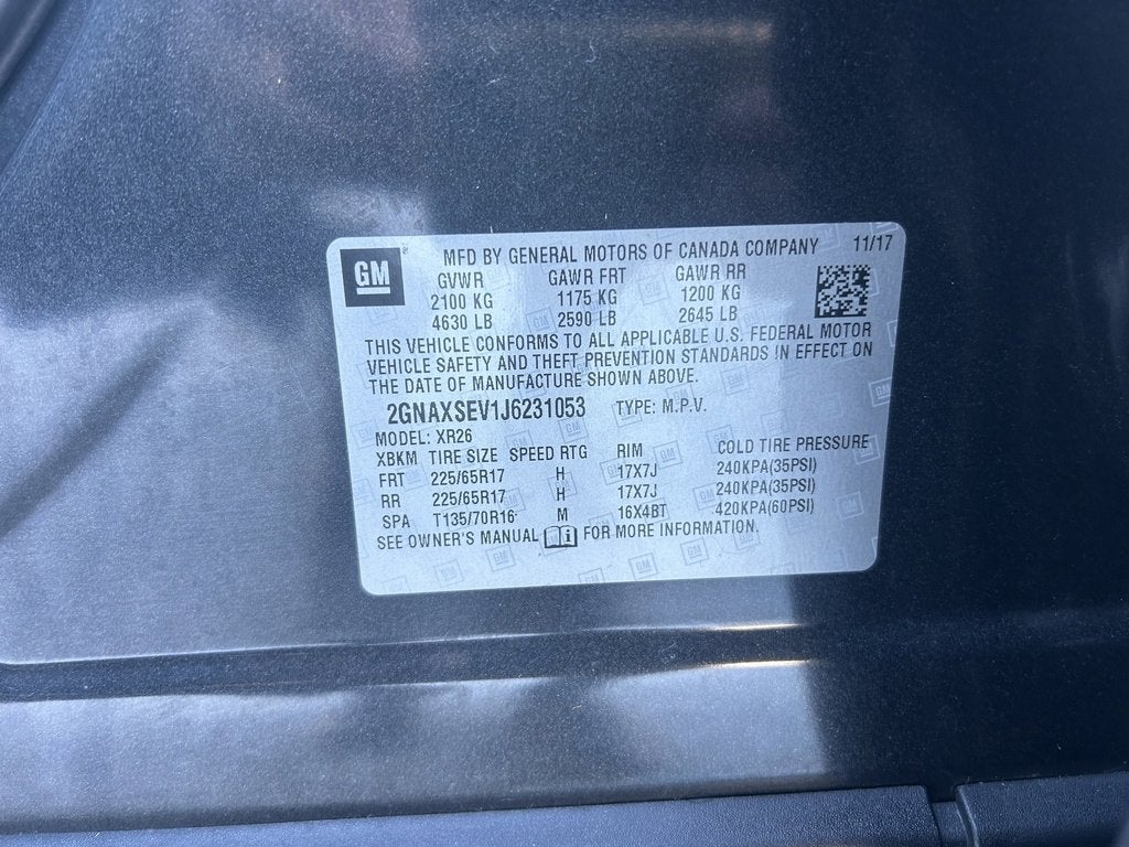 2018 Chevrolet Equinox LT