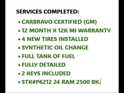 2024 RAM 2500 Big Horn Crew Cab 4x4 6'4" Box