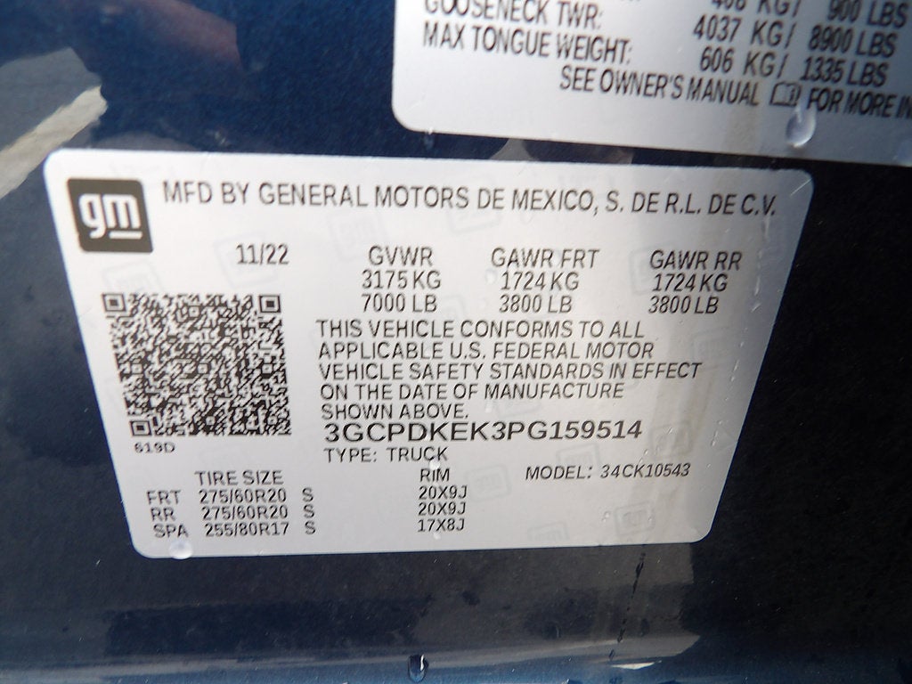 2023 Chevrolet Silverado 1500 LT (2FL)