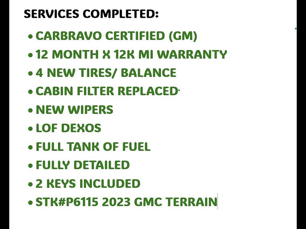 2023 GMC Terrain SLT