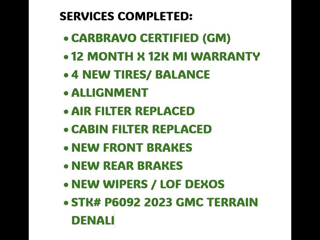 2023 GMC Terrain Denali