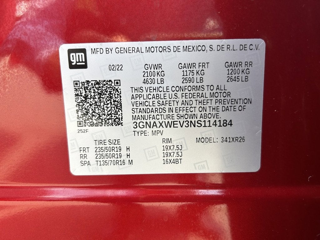 2022 Chevrolet Equinox RS