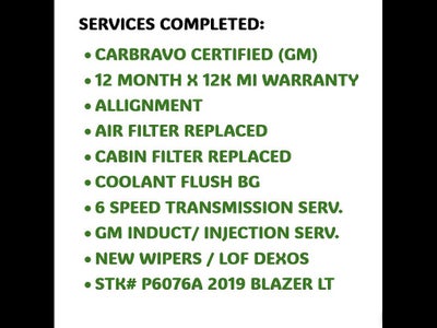 2019 Chevrolet Blazer 4DR FWD LT