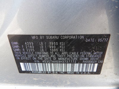 2017 Subaru Impreza 2.0i