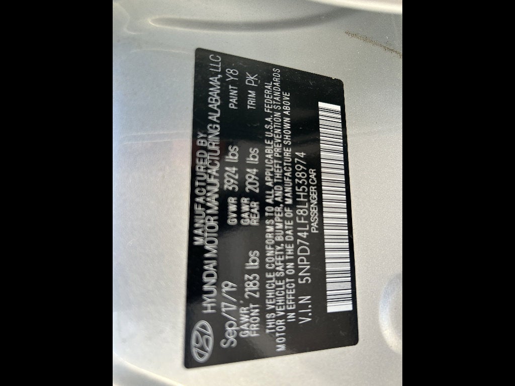 2020 Hyundai Elantra SE