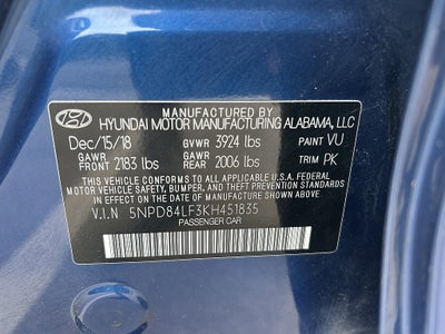 2019 Hyundai Elantra SEL
