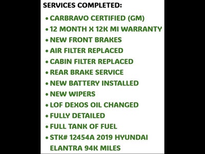 2019 Hyundai Elantra SEL