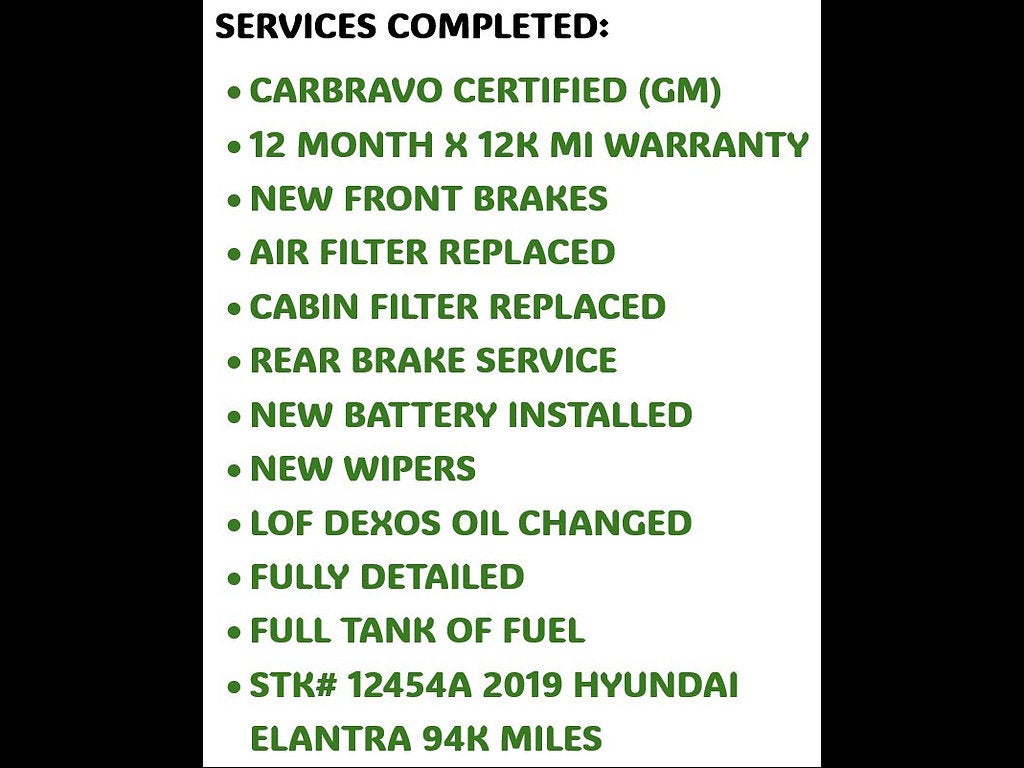 2019 Hyundai Elantra SEL