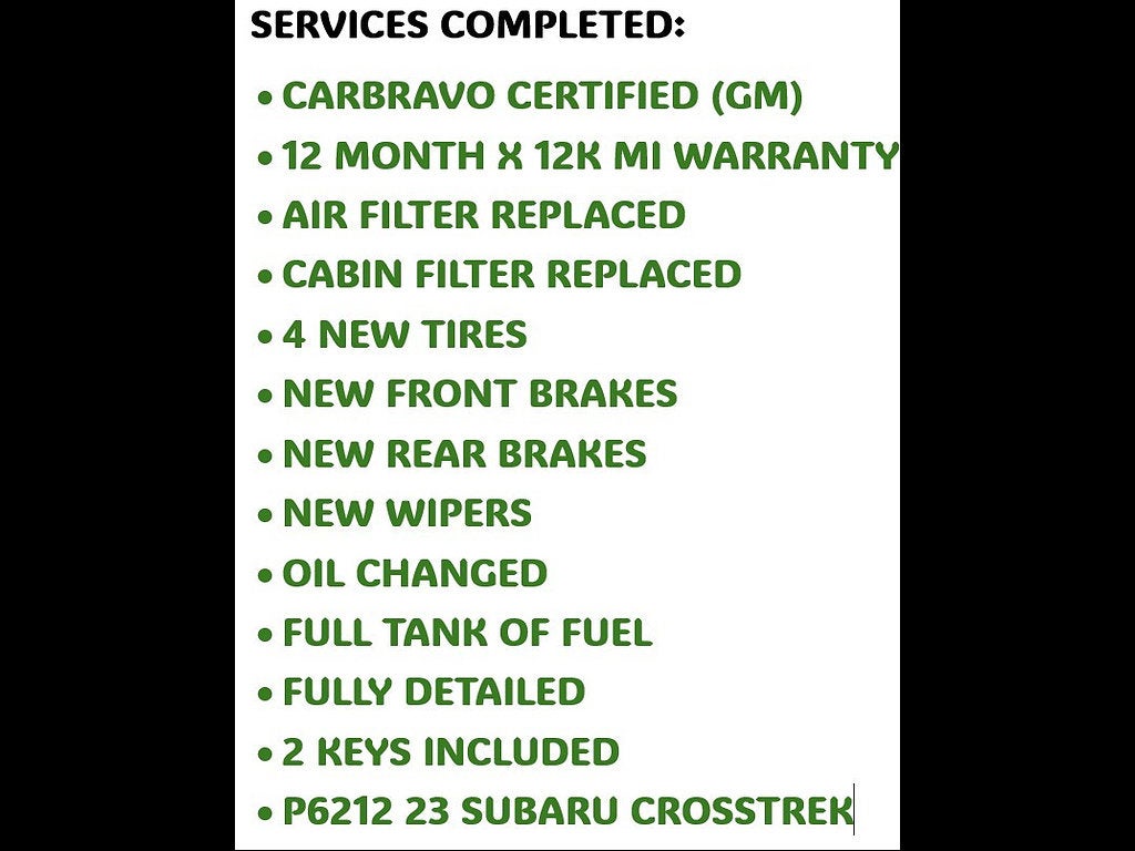 2023 Subaru Crosstrek Sport