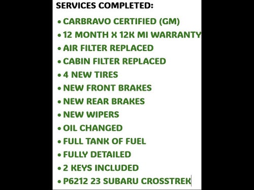 2023 Subaru Crosstrek Sport
