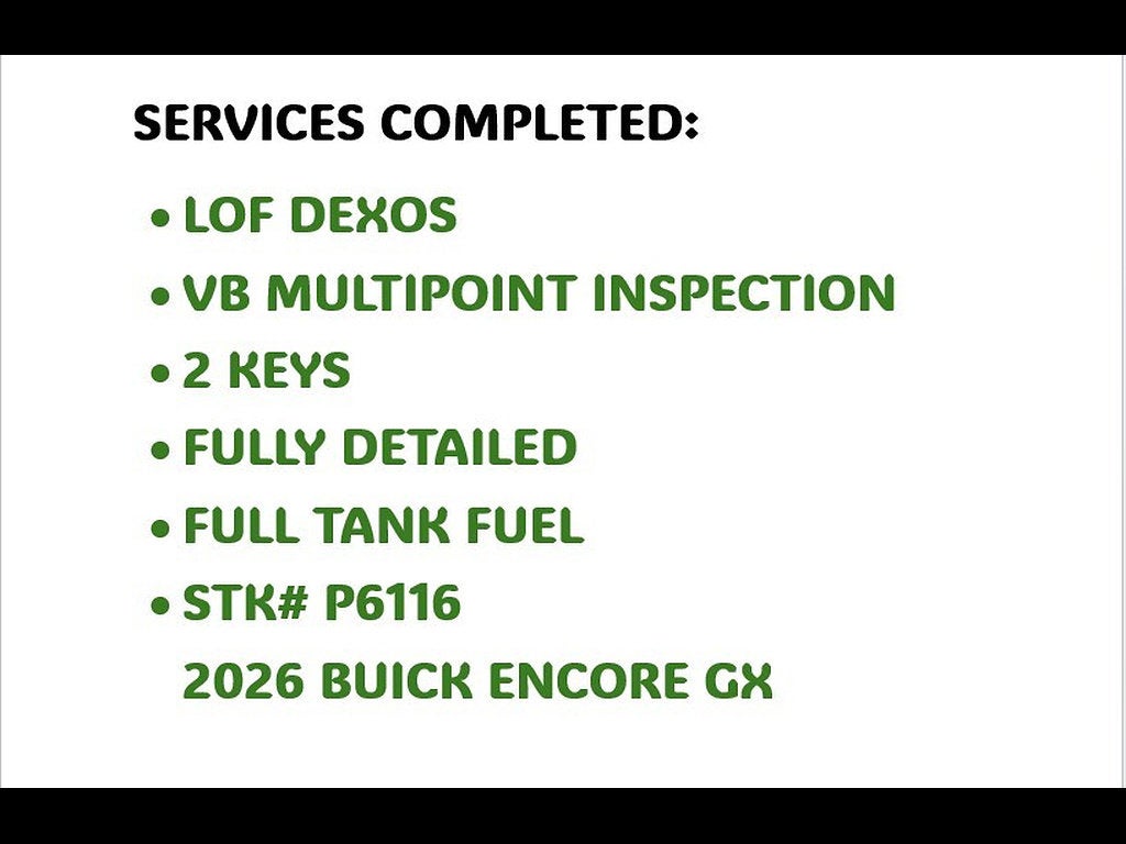 2026 Buick Encore GX Preferred