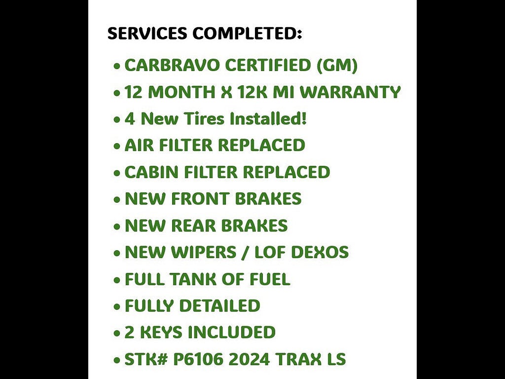 2024 Chevrolet Trax LS