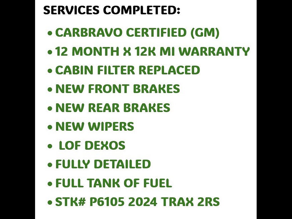 2024 Chevrolet Trax 2RS