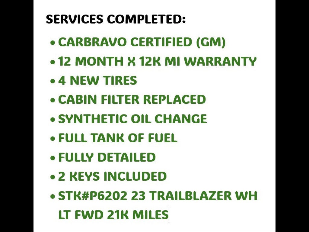 2023 Chevrolet Trailblazer LT