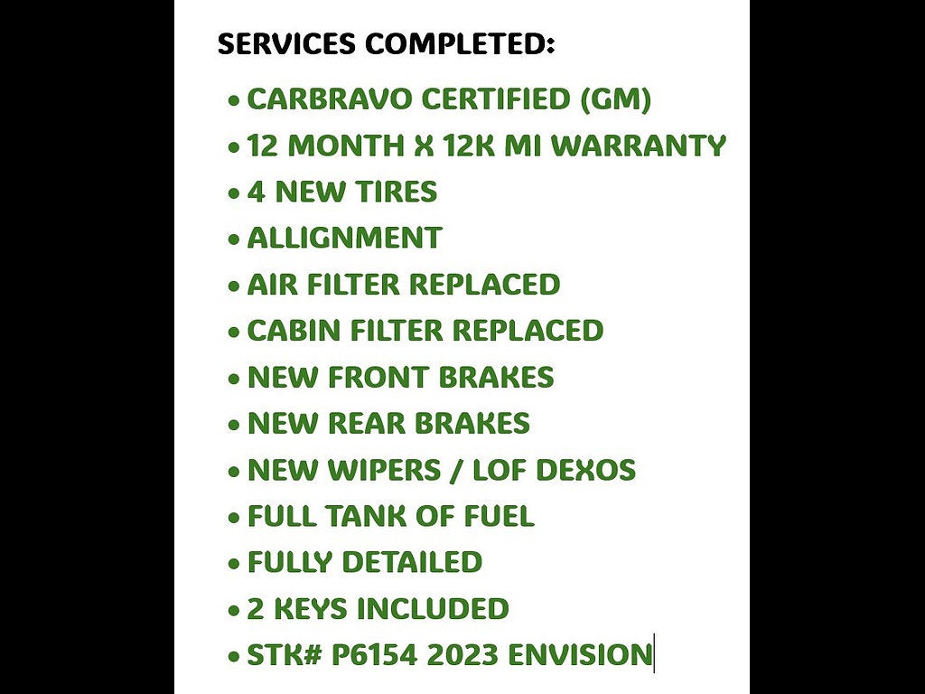 2023 Buick Envision Avenir