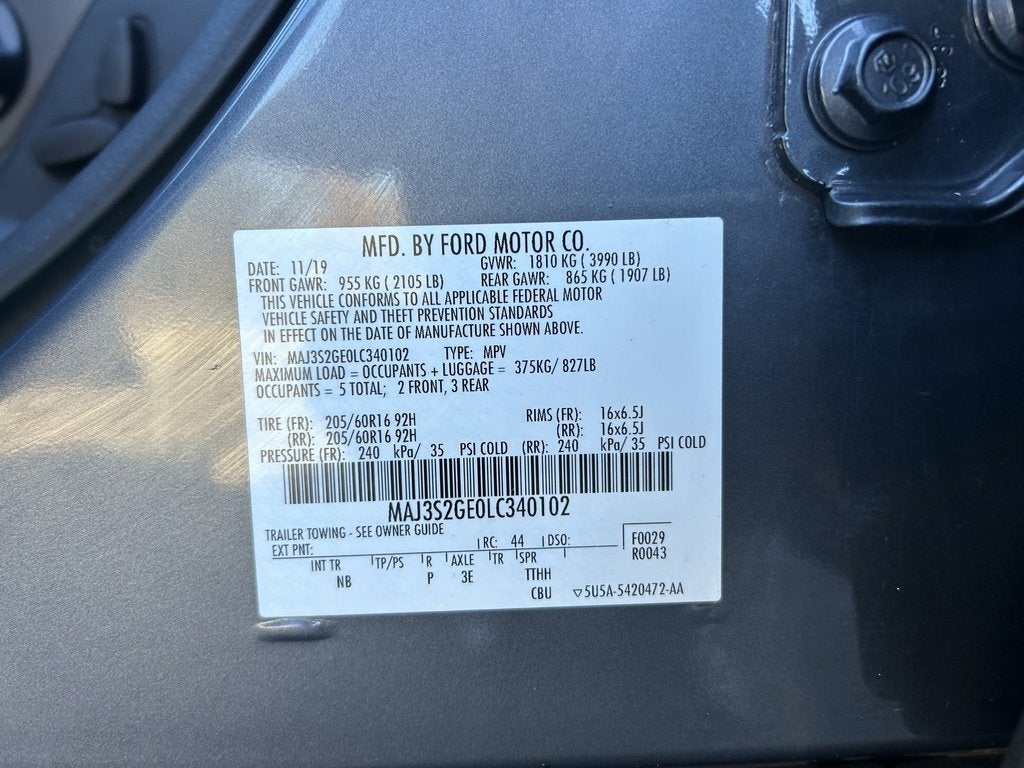 2020 Ford EcoSport SE