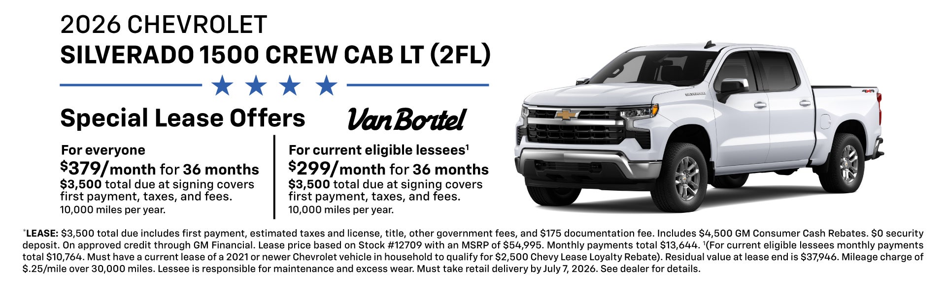 2026 Silverado 1500 Crew Cab Lease Deal